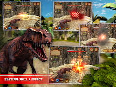 برنامه‌نما Dinosaur Fighting Evolution 3D عکس از صفحه