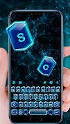 Neon Tech 3D キーボード ポスター