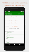 MIXCISE - custom workouts and exercises ảnh chụp màn hình 2
