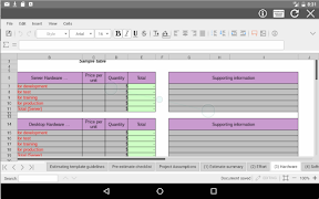 AndroXLS editor for XLS sheets screenshot 6