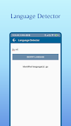 Translator Detector app imagem de tela 1