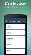 برنامه‌نما IDs Finder for Android Device عکس از صفحه