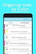 1 Schermata C_Note - Categorize and Coloring Notes