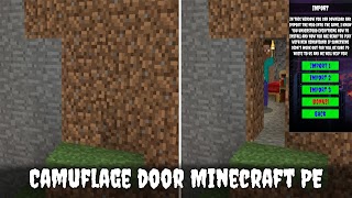 برنامهنما Camuflage Door Mod Minecraft عکس از صفحه