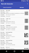 برنامه‌نما Barcode Generator عکس از صفحه