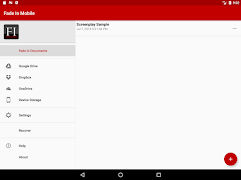 6 Schermata Fade In Mobile Basic