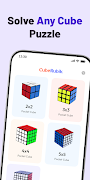 Rubik Solver & Cube Timer تصوير الشاشة 1
