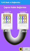 RJ45 Cables Colors Connections تصوير الشاشة 4