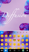 Tema Keyboard Diffusion Purple screenshot 2