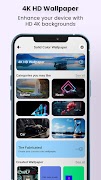 Solid Color Gradient Wallpaper poster