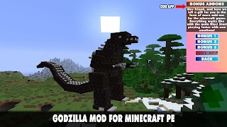 Godzilla Mod for Minecraft PE اسکرین شاٹ 1