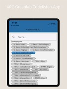ARC Codelisten-App captura de pantalla 3