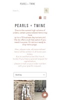 Pearls and Twine poster