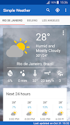 Simple Weather Forecast 截图 7