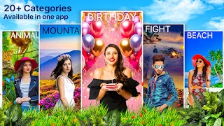 برنامه‌نما Nature Photo Frames & Editor عکس از صفحه