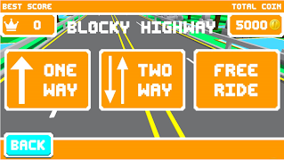 Blocky Highway: Endless Drive screenshot 2