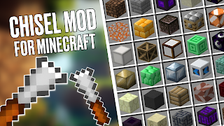 Chisel Mod for Minecraft MCPE पोस्टर