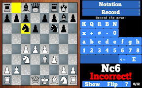 Chess Notation Trainer скриншот 1