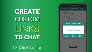 برنامه‌نما Generador de Links Para WhatsA عکس از صفحه