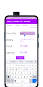 Bin Oct Dec Hex Converter ภาพหน้าจอ 4