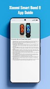 3 Schermata Xiaomi Smart Band 8 App Guide