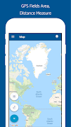 برنامه‌نما GPS Fields Area, Distance Meas عکس از صفحه