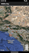 1 Schermata Wildfire Map