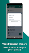Vcard Import Export تصوير الشاشة 7