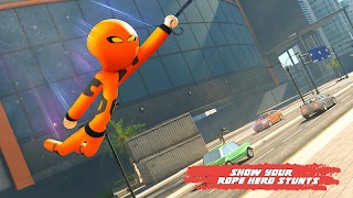 Cuộc phiêu lưu của Grand Stickman Rope Hero ảnh chụp màn hình 2