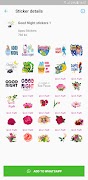 Good Night Stickers スクリーンショット 1