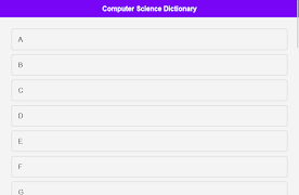 Computer Science Dictionary capture d'écran 4