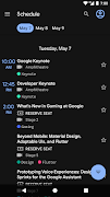 برنامه‌نما Google I/O 2019 عکس از صفحه