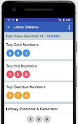 Lottery App -  Lotto Winning Numbers & Predictions 스크린샷 1