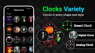 Neon Digital Clock Smart Watch poster