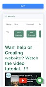 برنامهنما Website builder/ creator عکس از صفحه