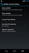 Mobile Network Settings ภาพหน้าจอ 1