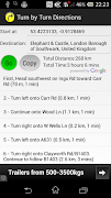 Turn by Turn Directions capture d'écran 2