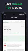 Live Cricket TV HD 2025 スクリーンショット 4