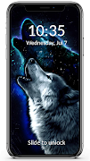 5 Schermata Wolf Lock Screen