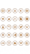 Brown On White Icons By Arjun Arora 截圖 3