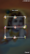 Krishna Pattern Lock Screen اسکرین شاٹ 1