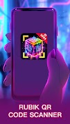 Rubik QR code scanner-poster