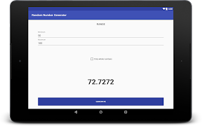 2 Schermata Random Number Generator