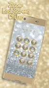 Zipper Lock Screen Glitter screenshot 4