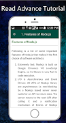 Learn NodeJS PRO Offline Tutor syot layar 6