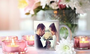 Hot Coffee Mug Frames الملصق