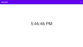 برنامه‌نما Voice Clock عکس از صفحه