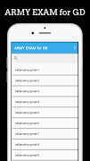ARMY EXAM for GD poster
