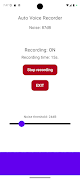 Auto Voice Recorder screenshot 1