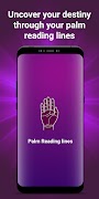 Palm reading lines analysis โปสเตอร์